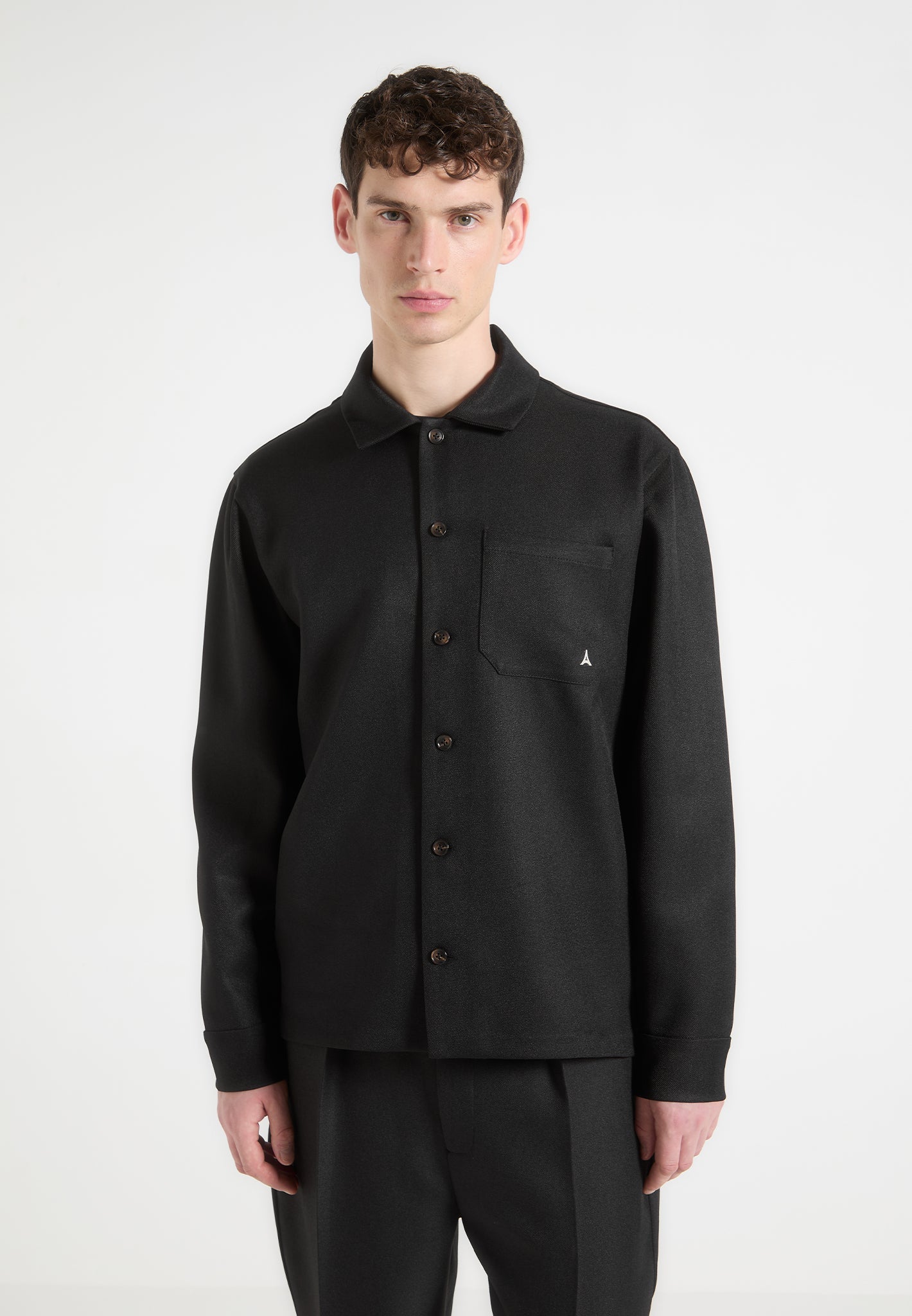 Tailored Overshirt - Black