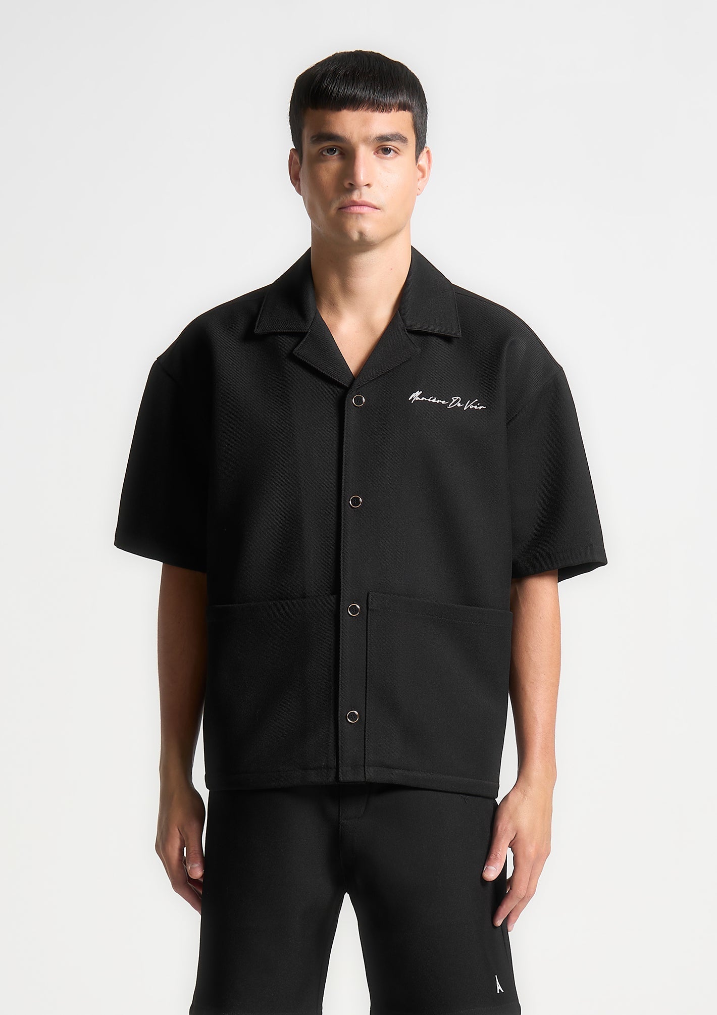 Eiffel Twill Shirt - Black