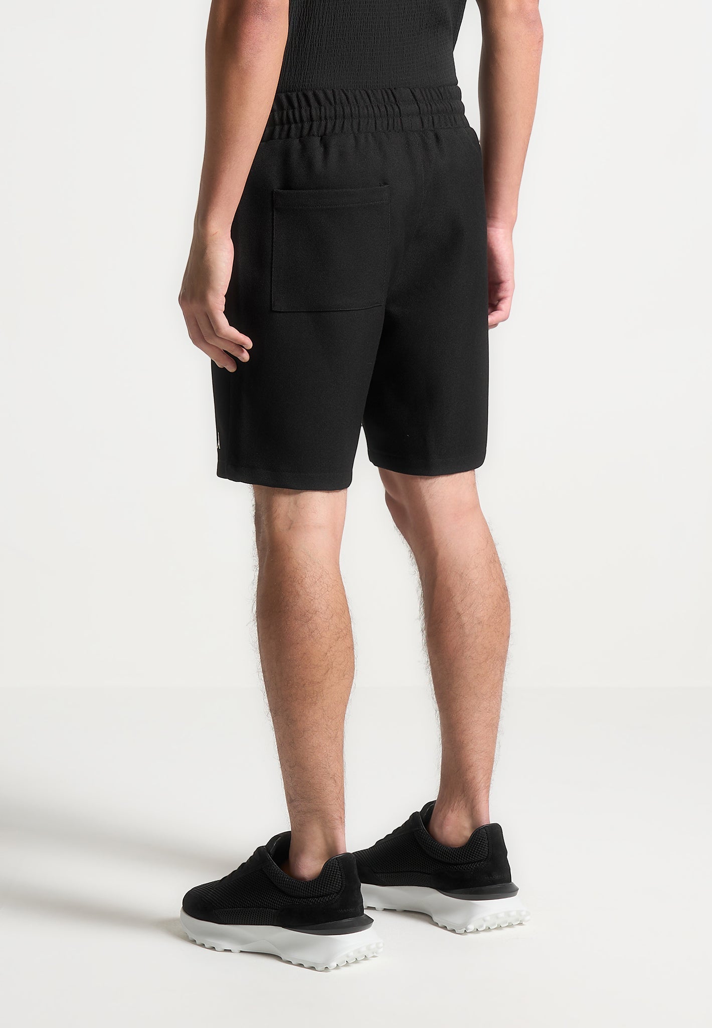 Eiffel Twill Shorts - Black