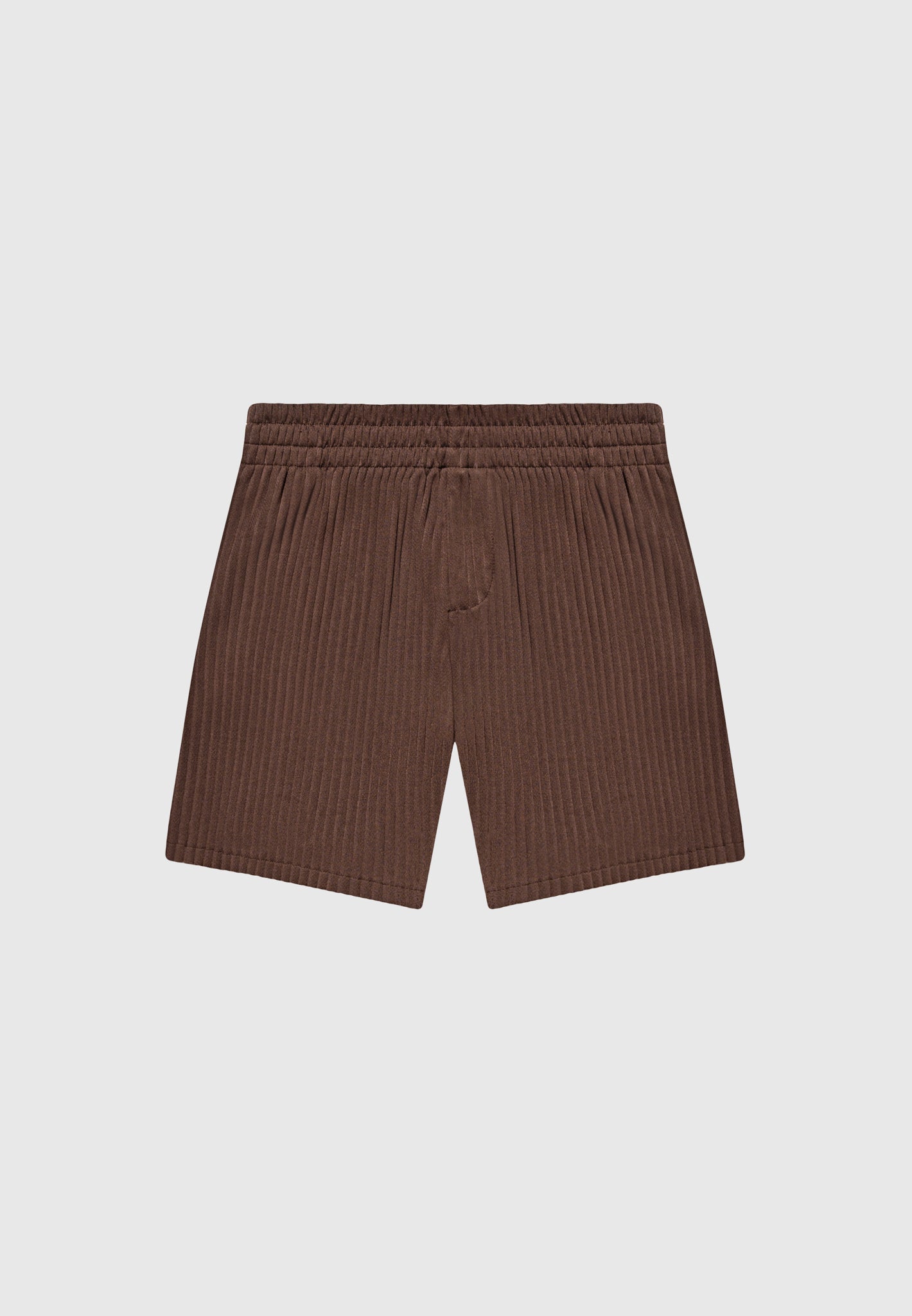 Pleated Shorts - Brown