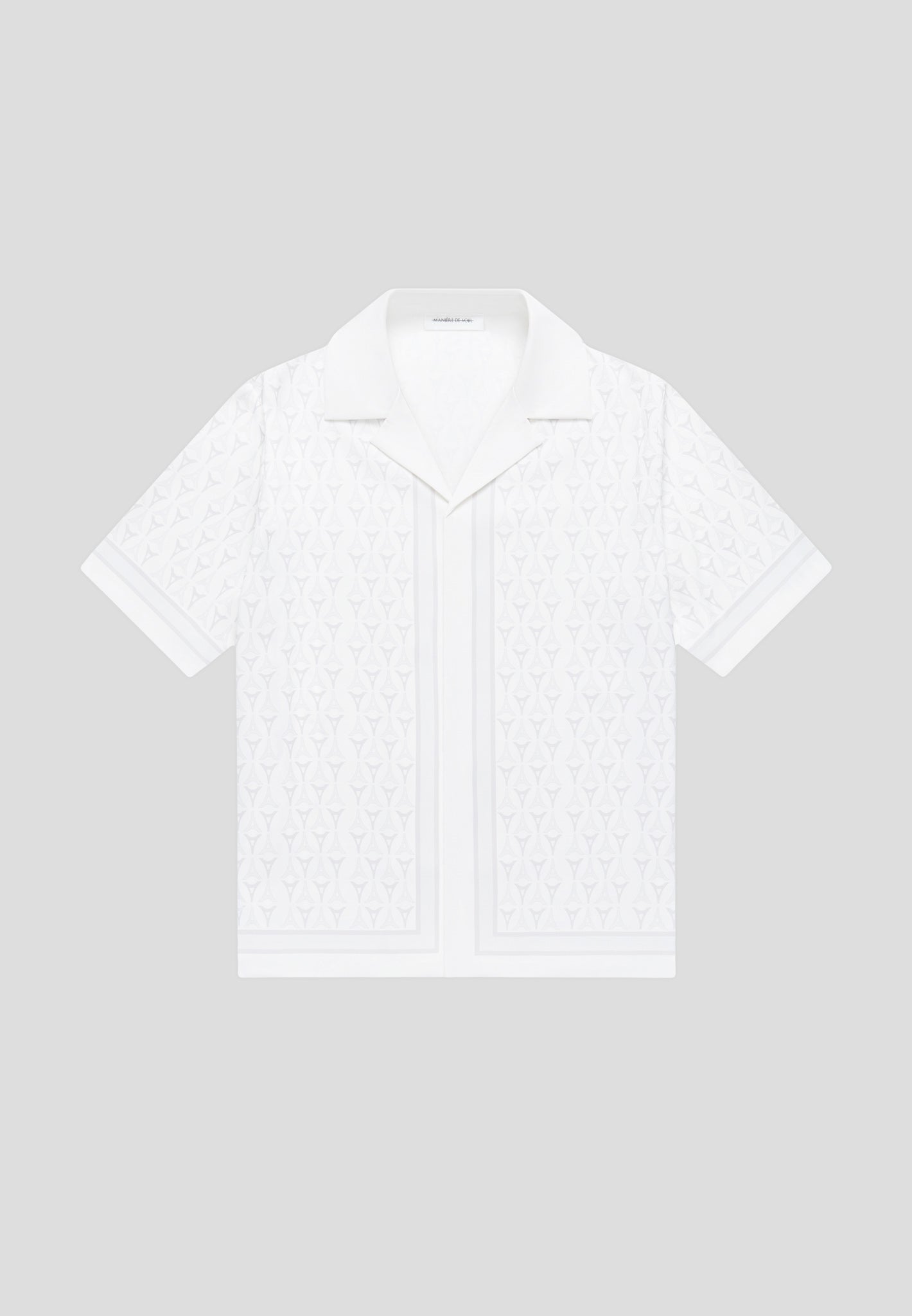 Eiffel Monogram Resort Shirt - White