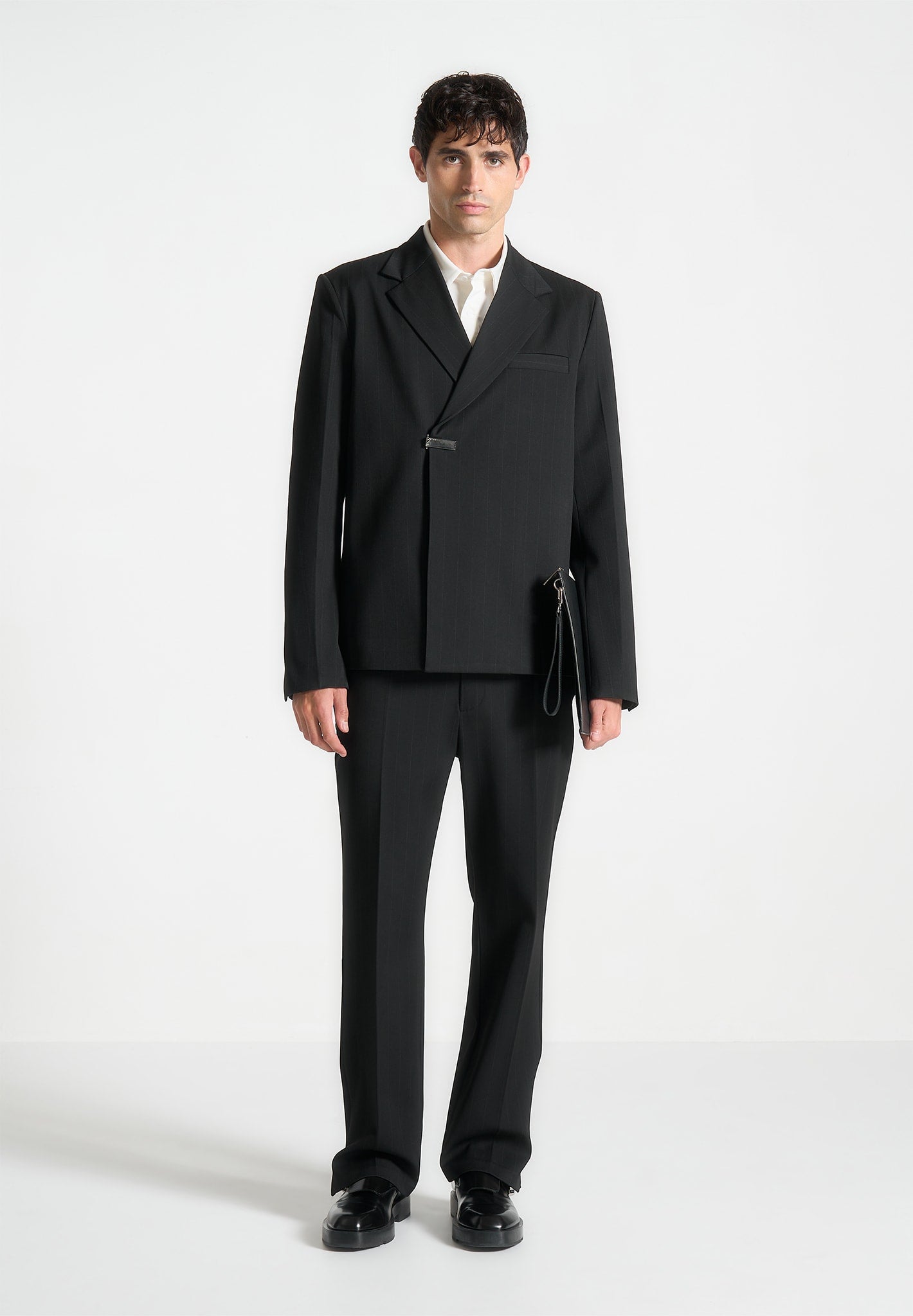 Slim Fit Tailored Stretch Shirt - White