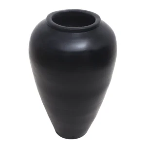 Matte Black Nandi Vase
